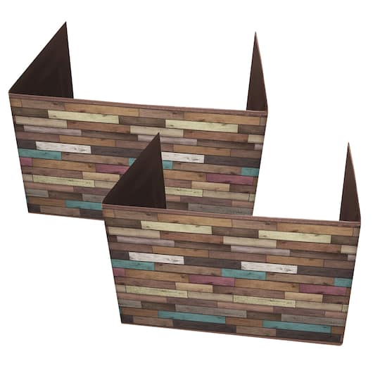 Teacher Created Resources Reclaimed Wood Design Privacy Screen, 2ct.